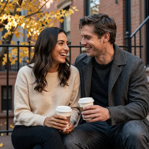 Doctor nurse marriage success story couple on rooftop, medical couples on MedMatch